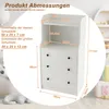 Nowoczesna komoda z 2 otwartymi półkami i 3 wysuwanymi Podgląd zdjęcia produktu 8