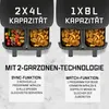 GOURMETmaxx friggitrice a doppia camera 2 x 4 L - touch, Anteprima dell’immagine prodotto 2