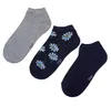 Damen Sneaker Socken 3-er Pack aus Baumwolle Blumenwiese Produktbild-Vorschau 2