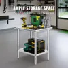 VEVOR Table de travail en acier inoxydable 760 x 600 x 70 Voir les images du produit 12