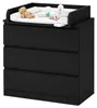 Universal Wickelaufsatz für Kommode Schwarz 50x70 cm Produktbild-Vorschau 2