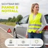 4x gilet di sicurezza giallo - accessori auto - 2026 gilet Anteprima dell’immagine prodotto 3