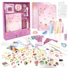 DIY-Tagebuch-Set für Mädchen, DIY-Tagebuch-Set,Scrapbook- Produktbild-Vorschau 2