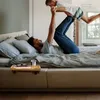 Relaxdays, tavolino da letto, mini comodino a incastro, per Anteprima dell’immagine prodotto 3