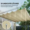 Zwijana pergola 4x3 m, kremowa, odporna na warunki Podgląd zdjęcia produktu 6