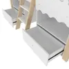 Letto a mezza altezza Sweiko, 90x200cm, forma di casa, Anteprima dell’immagine prodotto 13