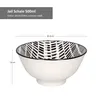 6er Set Jail Bowl-Schalen 500ml schwarz-weiß Müsli Salat Produktbild-Vorschau 4