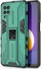 Galaxy M12 Hülle, Dual Layer PC TPU Bumper Stoßfest Ständer Produktbild-Vorschau 1