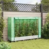 Hochbeet mit Gewächshaus-Aufsatz Rattan-Optik 160x40x123 cm Produktbild-Vorschau 3