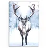 DEQORI Hybrid Leinwand Bild 60x90 cm 'Winterliche Majestät' Produktbild-Vorschau 2