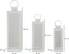 FURNLUX Lampion dekoracyjny biały 22 cm (3 szt.) / Kolor Podgląd zdjęcia produktu 7