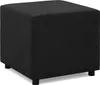 Sitzpouf für das Wohnzimmer 50 x 50 cm, Schwarz Produktbild-Vorschau 1