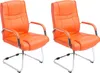 2er Set Stühle Attila, Farbe:schwarz/schwarz Produktbild-Vorschau 3