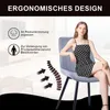HOMAVO Esszimmerstuhl 4er-Set – Bequemer Samt- oder Produktbild-Vorschau 6