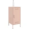 Sideboards 2 Stk. Rosa 36x39x79 cm Stahl Produktbild-Vorschau 4