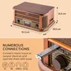 Auna - retro gramofón s reproduktorom, DAB, USB, AUX, 3 Náhľad obrázku produktu 6