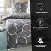 Warme Winter Microfaser Thermo Fleece Bettwäsche 135x200 Produktbild-Vorschau 2