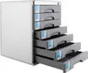 Kovová zásuvka Box File Cabinets Storage Organizátor Náhled obrázku produktu 2