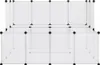 vidaXL Klietka pre malé zvieratá Transparent 143x107x93 cm Náhľad obrázku produktu 3