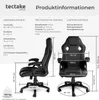tectake® Bürostuhl Tyson ergonomische Form Produktbild-Vorschau 6
