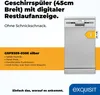 Exquisit Geschirrspüler GSP9309-030E silber | Spülmaschine Produktbild-Vorschau 2