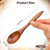 4er Set Holzlöffel Klein Handgefertigte Mini Teelöffel aus Produktbild-Vorschau 2