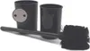 Tiger Tune Hänge-WC-Set aus schwarzem Edelstahl Produktbild-Vorschau 17