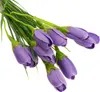 Bouquet di crochi artificiali in erba Composizione Anteprima dell’immagine prodotto 5