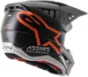 Alpinestars S-M5 Compass Motocross Helm Farbe: Schwarz Produktbild-Vorschau 7