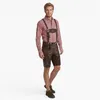 Bohmberg Herren Trachten Lederhose kurz aus echtem Produktbild-Vorschau 7