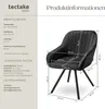 tectake® Drehbarer Armlehnstuhl Snug gepolstert, in Produktbild-Vorschau 7