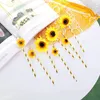 100 künstliche Sonnenblumenköpfe aus weichem Produktbild-Vorschau 2