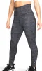 NIKE W Nk One Df Hr 7/8 Tght Aop Leggings Damen schwarz M Produktbild-Vorschau 13