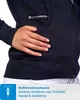 Mivaro Damen Sweatjacke mit Kapuze und Kängurutasche mit Produktbild-Vorschau 4