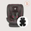 A car seat with an additional insert shown in a circular cutout, and a laundry symbol in the upper right corner. Produktbild-Vorschau
