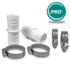 Set PRO> Schlauchverbinder Ø 32/32mm + V2A SS304 Produktbild-Vorschau 1