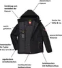 Mivaro Herren Winterjacke in Schwarz - Softshelljacke mit Produktbild-Vorschau 2