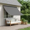 Auvent vidaXL gris clair 150 x 150 cm Voir les images du produit 2