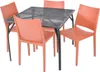 Zahradní stůl kovový s drátěnou deskou 70 x 70 x 72 cm Náhled obrázku produktu 5