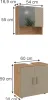 Vicco Badmöbel-Set Irma, 2 Teile, Goldkraft Eiche/Beige Produktbild-Vorschau 2