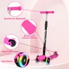 Kinderroller Faltbar Tretroller Cityroller LED Räder Produktbild-Vorschau 5