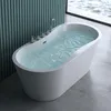 doporro Baignoire îlot ovale 180cm blanc Vicenza602 pour Voir les images du produit 1