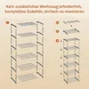 WOLTU Schuhregal schmal 6 Ebenen, Metall, für 12 Paar Produktbild-Vorschau 9