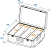 ROADINGER CD-Case schwarz 120 CDs mit Trolley Produktbild-Vorschau 2