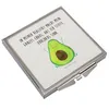 Mr. & Mrs. Panda Taschenspiegel Avocado Glücklich - Weiß - Produktbild-Vorschau 2