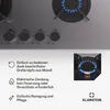 Klarstein Gaskocher 4 Flammig, Einbau-Gaskocher für Produktbild-Vorschau 5