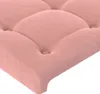 vidaXL Kopfteil mit Ohren Rosa 203x16x118/128 cm Samt -  Produktbild-Vorschau 6