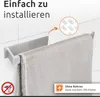 ECENCE Handtuchhalter ohne Bohren selbstklebend gebürstet Produktbild-Vorschau 5