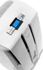 Close-up view of the control panel and top section of a white dehumidifier. Anteprima dell’immagine prodotto