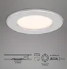 Lampe LED encastrée BRILONER LEUCHTEN THIN, 6 W, 450 lm, Voir les images du produit 10